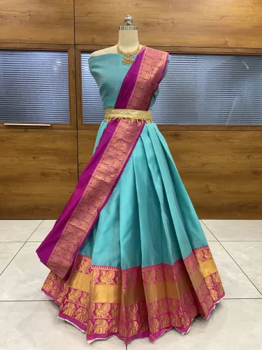 Image of SHREE CREATION Self Design Semi Stitched Lehenga Choli