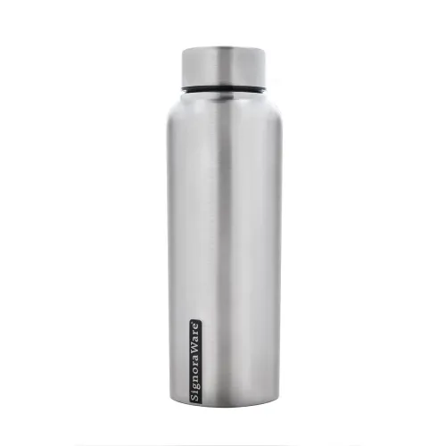 Image of Signoraware Aqua Single Walled Stainless Steel, 500ml, Silver