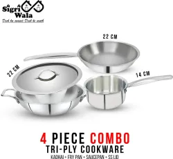 Sigri-wala TRIPLY 4 PCS COMBO SET