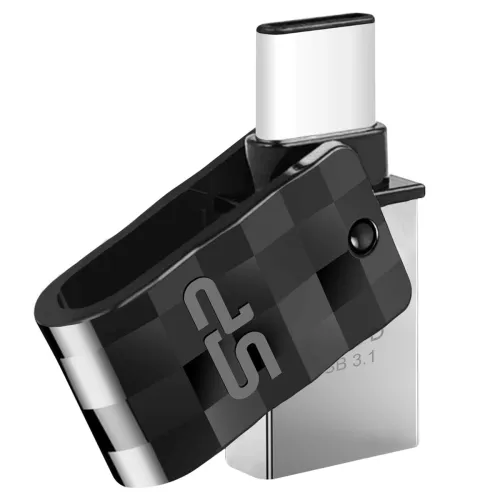 Image of Silicon Power C31 64GB Type-C Dual Flash Drive (Black)