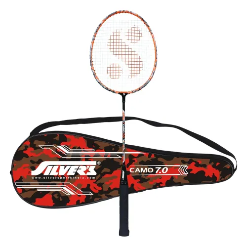 Image of Silver's Aluminium Camo 7.0 Badminton Racket