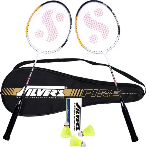 Image of Silver's FIRE Badminton Combo- 2 Rackets