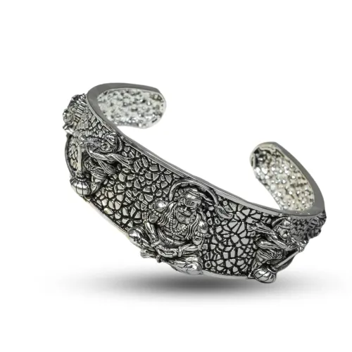 Image of SILVERIC Hanuman Ji Kada Bracelet