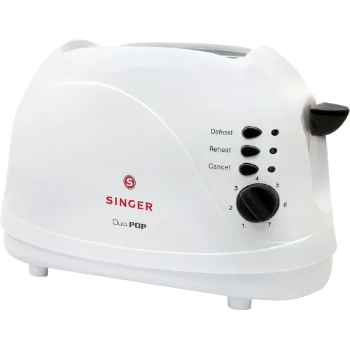 Image of Singer Duo Pop 2 Slice Electric Toaster