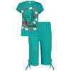 SINI MINI Sinimini Girls Cotton Printed Capri Set