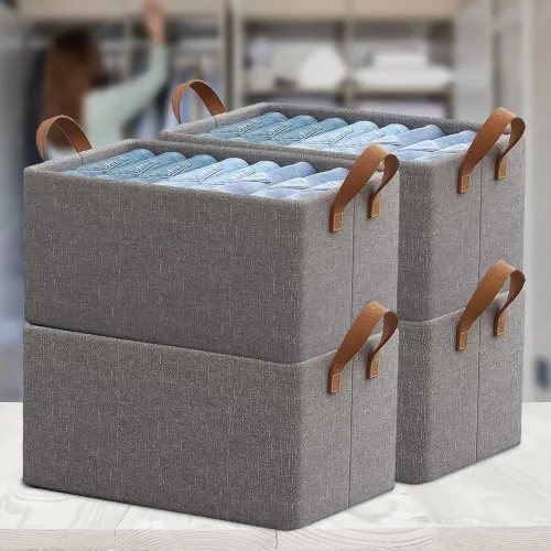 Image of SITTELLA Pack of 4 Foldable Wardrobe Organizer