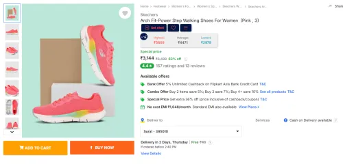 Image of Skechers Arch Fit-Power Step Walking Shoes