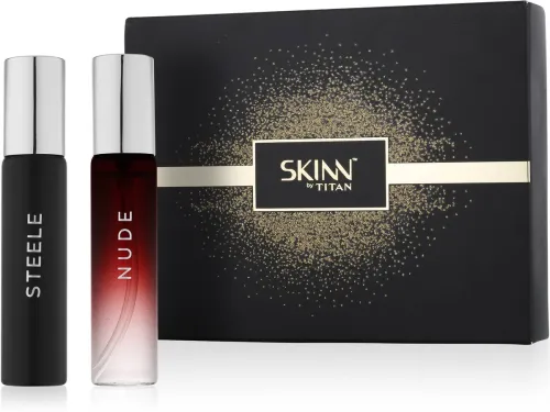 Image of SKINN by TITAN Steele & Nude Perfume Gift Set (Set of 2 EDP)