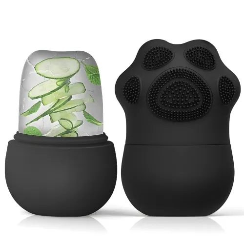 Image of SkinSide Ice Roller for Face with Scrubber