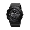 SKMEI Mens Digital Sports Watch, LED Square Large Face Analog