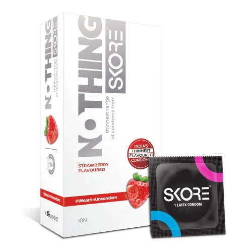Image of Skore Nothing Thinnest Condoms pack of 1 (10's each)