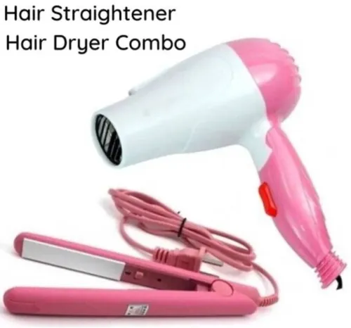 Image of Skrynnzer Mini Hair Straightener with Hair Dryer