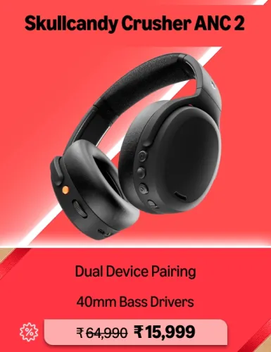 Image of Skullcandy Crusher ANC 2 Headphones @15999 on Amazon Prime Day Sale
