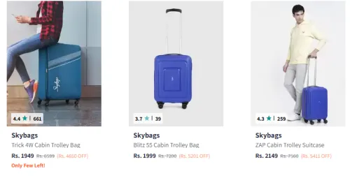Image of Skybag Luggage & Suitcase Minimum 60% Discount