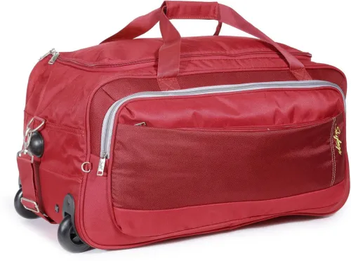 Image of SKYBAGS  62 L Strolley Duffel Bag - Cardiff (E) - Red - Large Capacity