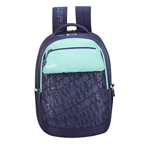Image of Skybags ASTRO DOUBLE POCKET PURPLE SCHOOL BACKPACK 32L