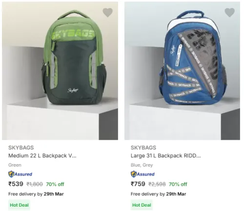 Image of SKYBAGS Medium 22 L Backpack Starting At @₹539