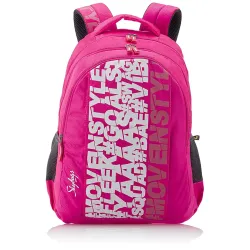 Skybags Riddle Pink 15 Litres 46 Cms Casual Standard Backpack With Raincover