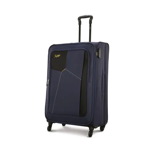 Image of Skybags Rubik 58 cms Small Cabin Polyester Softsided 4 Spinner Wheels Luggage/Suitcase/Trolley Bag