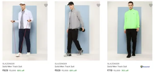 Image of Slazenger Men's Track Suit Up-To 80% Discount.