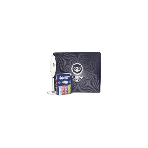 Image of Sleepy Owl Latte Kit Rakhi Gift Set For Sister