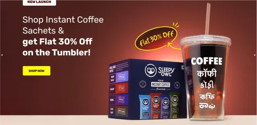 Image of SLEEPYOWL Sale : Save 30% on Coffee & Sachets