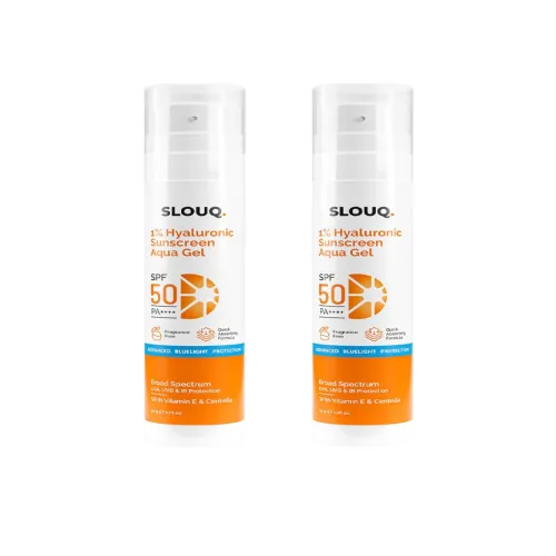 Image of Slouq Set Of 2 Spf 50 Pa++ Sunscreen 50 g