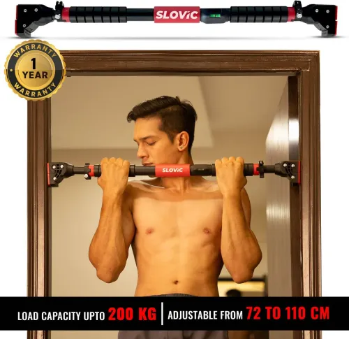 Image of SLOVIC Pull Up Bar Advance Red and Black