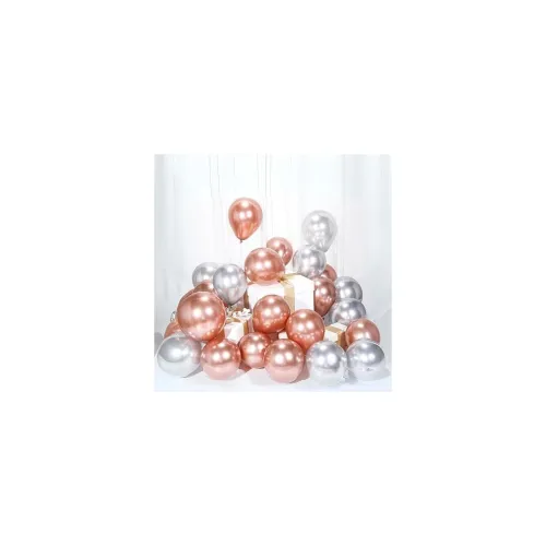 Image of Small Candy metallic balloons, pack of 100.