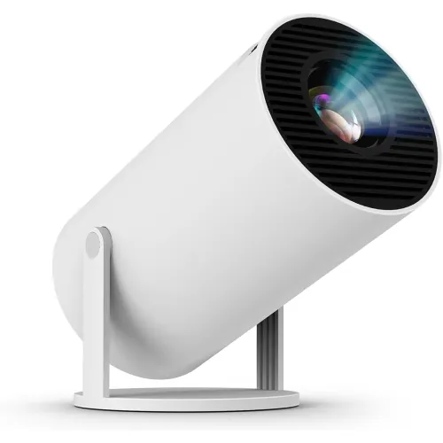 Image of Smart Projector 1080P 4K WiFi6 BT with Android 11, 180° Stand
