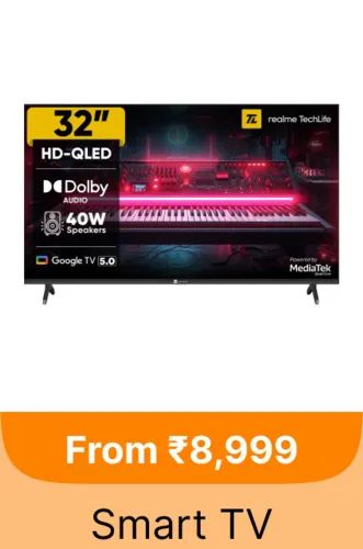 Image of Smart TV starting @ ₹8999 on Flipkart GOAT Sale