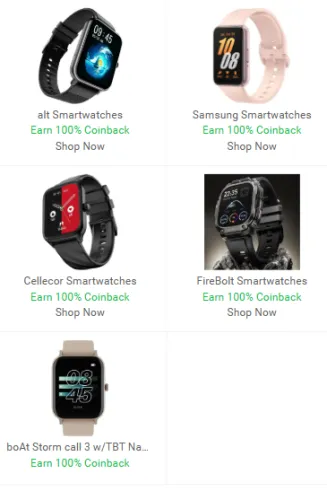Image of smart Watch 100 % supercoin back.