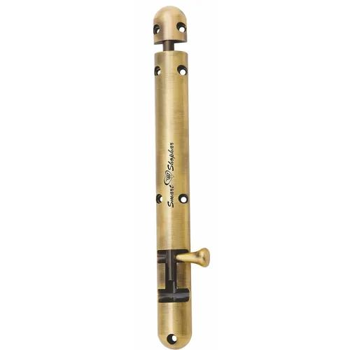 Image of Smart Shophar Brass Capsule Tower Bolt 4 Inches Antique Pack of 1
