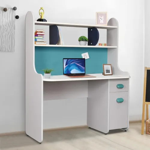 Image of Smartsters Study Table with Storage Wood