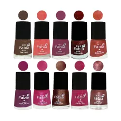 SMC Fabia Nail Paint | Glossy & Shine Nail Polish Combo