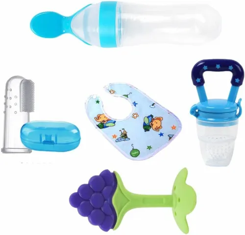 Image of Smiley mia Baby Feeding Set (5 in 1)