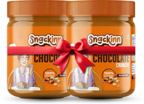 Image of snackinn Peanut Butter Combo Pack 2 Jars 500g