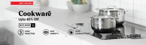 Image of Snapdeal Offer : Upto 80% off on Cookware
