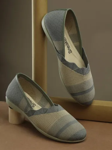 Image of SNEAKERSVILLA Women's Leather Slip-ons