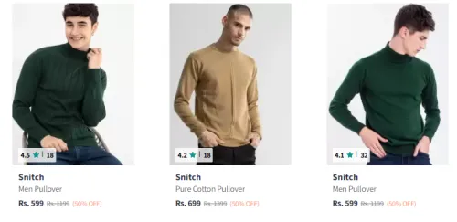 Image of Snitch Winter Wear Flat 50% Discount