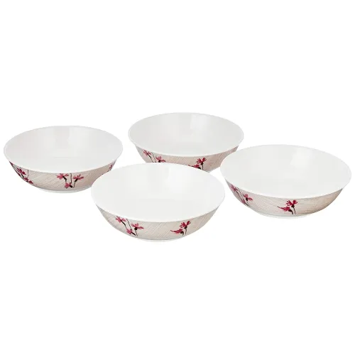 Image of Solimo Classico Melamine Serving Bowls 7.5inch*4