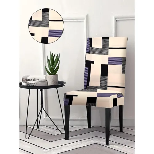 Image of Solimo Polyester Spandex Dining Chair Cover PO4