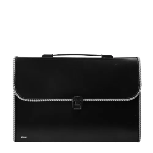 Image of Solimo Expanding File Folder with 13 Pockets