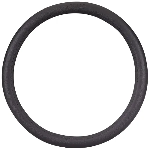 Image of Solimo Faux Leather Steering Wheel Cover