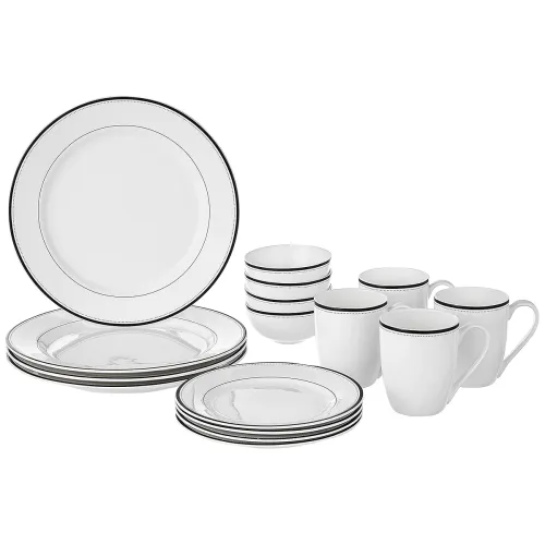 Image of Solimo HANDMADE CERAMIC DINNERWARE SET