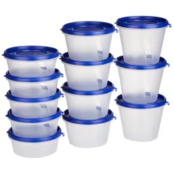 Solimo Nestable & Stackable Polypropylene Container Set of 12
