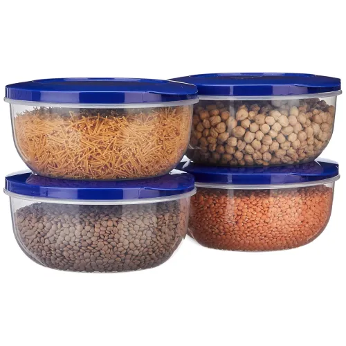 Image of Solimo Plastic Container Set 900ml*4