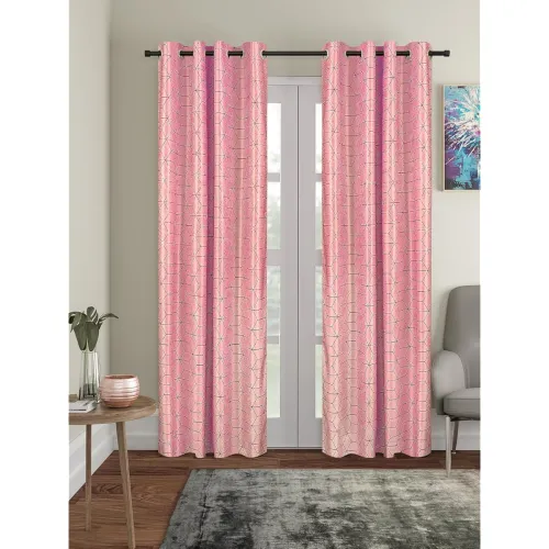 Image of Solimo Polyester Door Curtains (Pack of 2, 7 Feet)