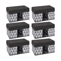 Solimo Printed Fabric Rectangular Storage Box PO6