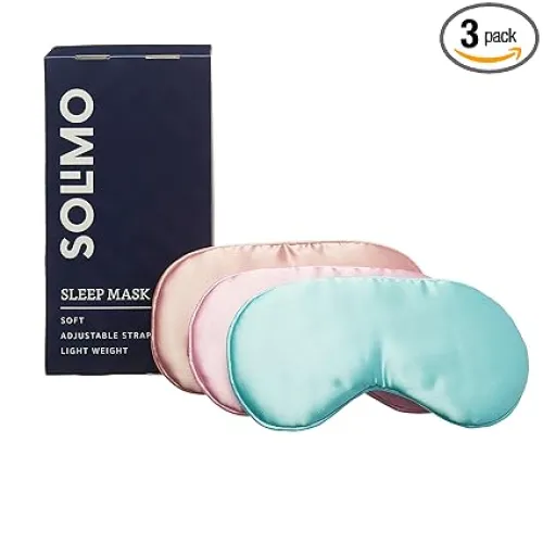 Image of Solimo Sleep Mask (Pack of 3)